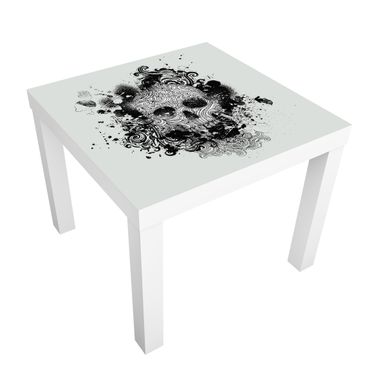 Papier adhésif pour meuble IKEA - Lack table d'appoint - Skull