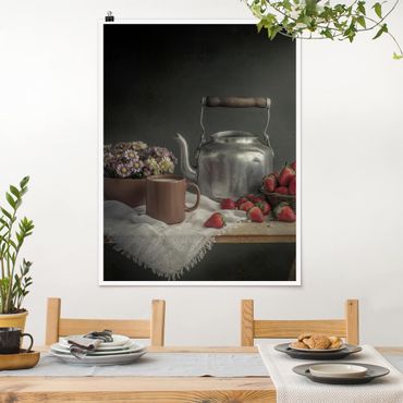 Poster cuisine - Still Life with Strawberries