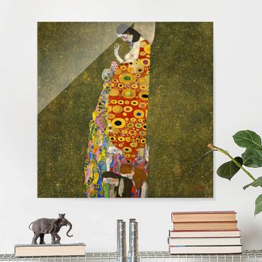 Tableau en verre - Gustav Klimt - Hope II