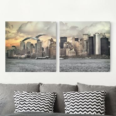 Impression sur toile 2 parties - New York, New York!