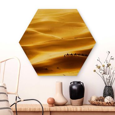 Hexagone en bois - Golden Dunes