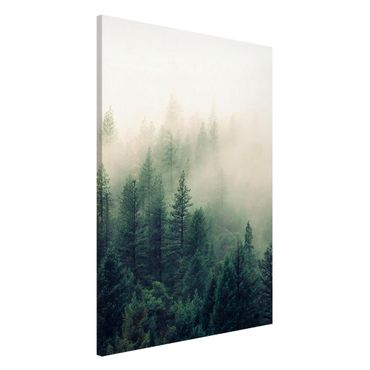 Tableau magnétique - Foggy Forest Awakening