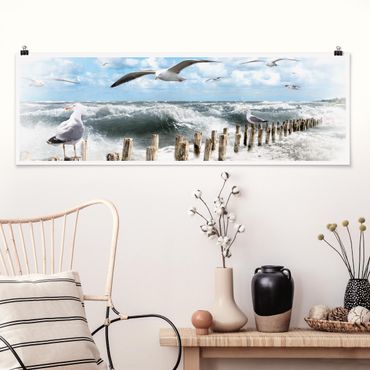 Poster panoramique nature & paysage - No.YK3 Absolutly Sylt