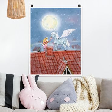 Poster chambre enfant - Marie's Magic Pony