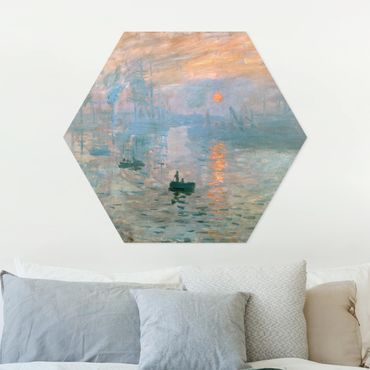 Hexagone en forex - Claude Monet - Impression (Sunrise)