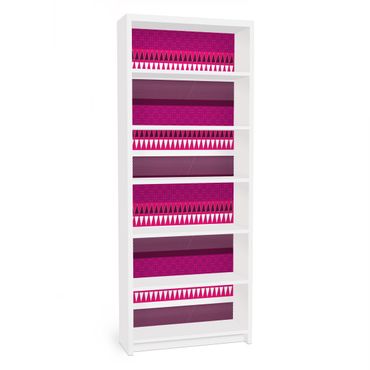 Papier adhésif pour meuble IKEA - Billy bibliothèque - Pink Ethnomix