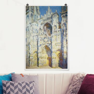 Poster reproduction - Claude Monet - Portal of the Cathedral of Rouen