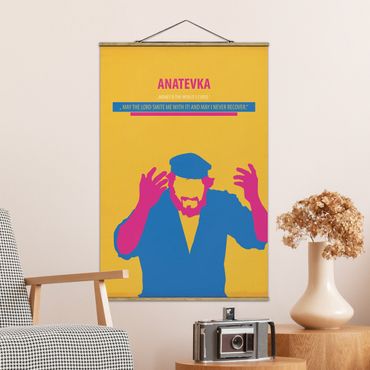 Tableau en tissu avec porte-affiche - Film Poster Anatevka