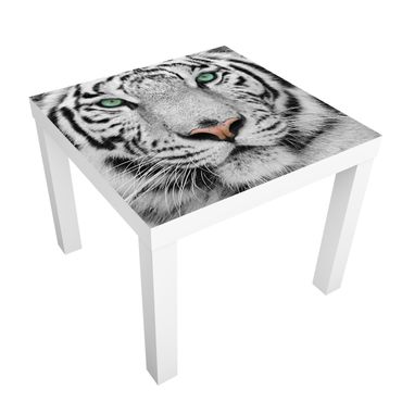 Papier adhésif pour meuble IKEA - Lack table d'appoint - White Tiger