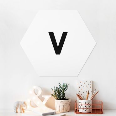 Hexagone en forex - Letter White V