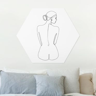 Hexagone en forex - Line Art Nudes Back Black And White