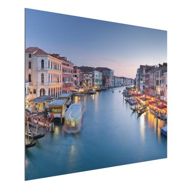 Tableau sur aluminium - Evening On The Grand Canal In Venice