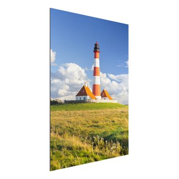Tableau sur aluminium - Lighthouse In Schleswig-Holstein