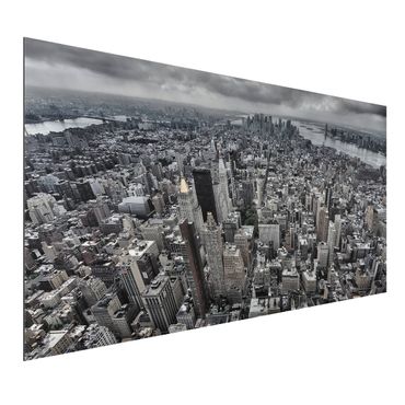 Tableau sur aluminium - View Over Manhattan