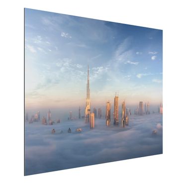 Tableau sur aluminium - Dubai Above The Clouds
