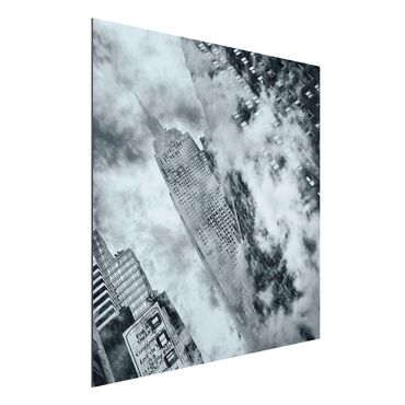 Tableau sur aluminium - Facade Of The Empire State Building