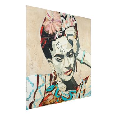 Tableau sur aluminium - Frida Kahlo - Collage No.1