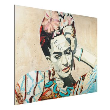 Tableau sur aluminium - Frida Kahlo - Collage No.1