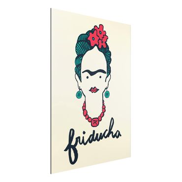 Tableau sur aluminium - Frida Kahlo - Friducha