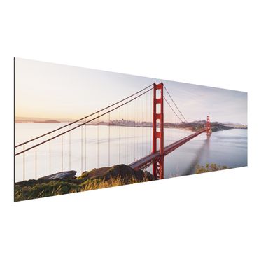 Tableau sur aluminium - Golden Gate Bridge In San Francisco