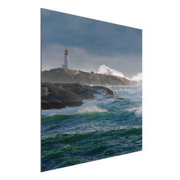Tableau sur aluminium - In The Protection Of The Lighthouse
