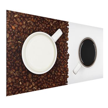 Tableau sur aluminium - Caffee Latte