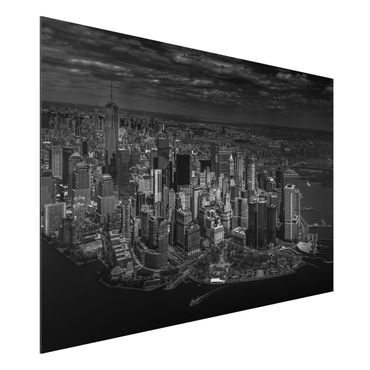 Tableau sur aluminium - New York - Manhattan From The Air
