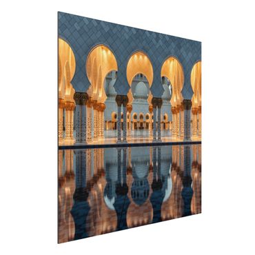 Tableau sur aluminium - Reflections In The Mosque
