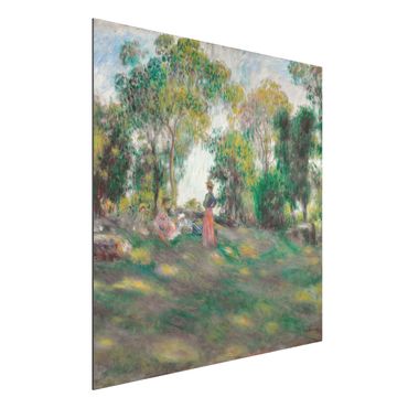 Tableau sur aluminium - Auguste Renoir - Landscape With Figures