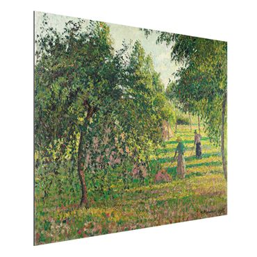Tableau sur aluminium - Camille Pissarro - Apple Trees And Tedders, Eragny
