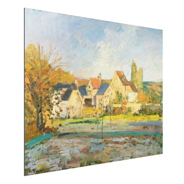 Tableau sur aluminium - Camille Pissarro - Landscape Near Pontoise