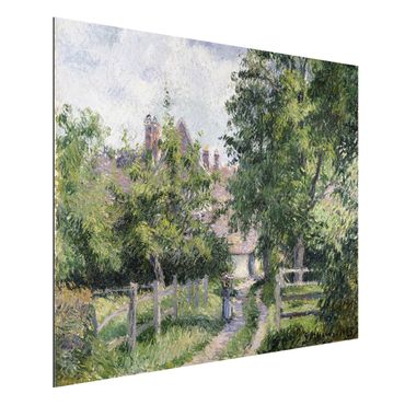 Tableau sur aluminium - Camille Pissarro - Saint-Martin Near Gisors