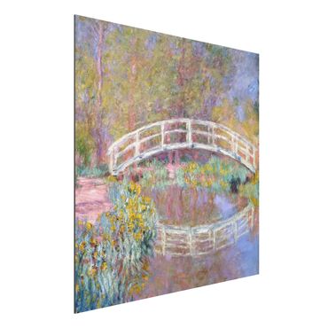 Tableau sur aluminium - Claude Monet - Bridge Monet's Garden