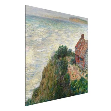 Tableau sur aluminium - Claude Monet - Fisherman's house at Petit Ailly