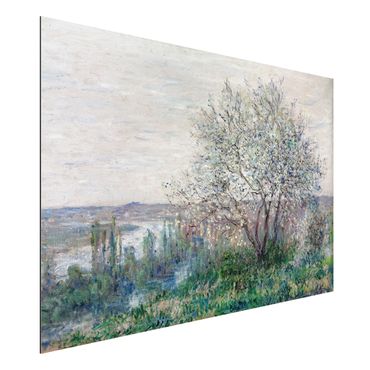 Tableau sur aluminium - Claude Monet - Spring in Vétheuil