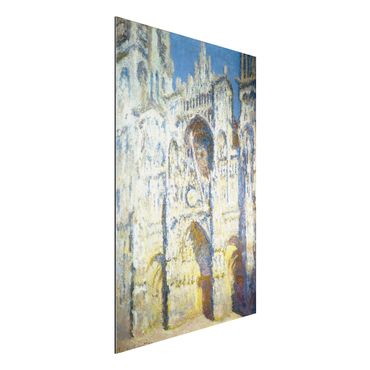 Tableau sur aluminium - Claude Monet - Portal of the Cathedral of Rouen