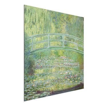 Tableau sur aluminium - Claude Monet - Japanese Bridge