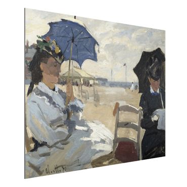 Tableau sur aluminium - Claude Monet - At The Beach Of Trouville