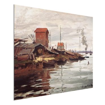 Tableau sur aluminium - Claude Monet - The Seine At Petit-Gennevilliers