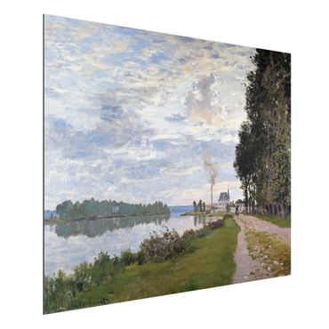 Tableau sur aluminium - Claude Monet - The Waterfront At Argenteuil