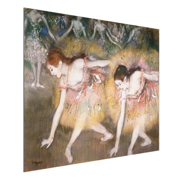 Tableau sur aluminium - Edgar Degas - Dancers Bending Down