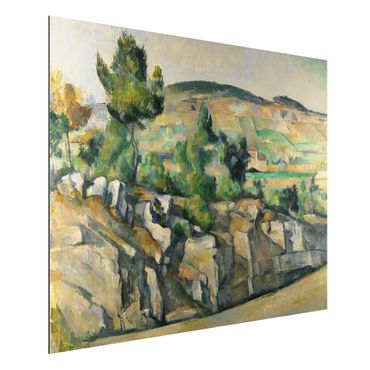 Tableau sur aluminium - Paul Cézanne - Hillside In Provence