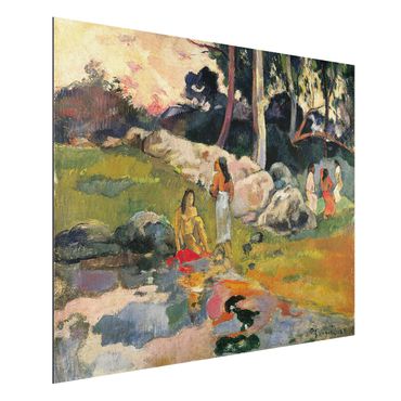 Tableau sur aluminium - Paul Gauguin - Women At The Banks Of River