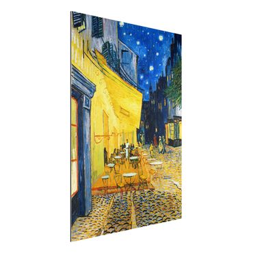 Tableau sur aluminium - Vincent van Gogh - Café Terrace at Night