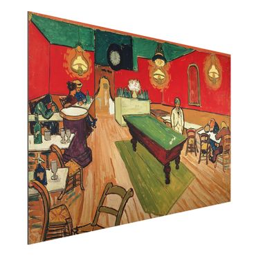 Tableau sur aluminium - Vincent van Gogh - The Night Café