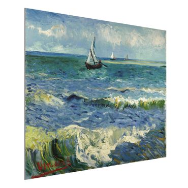 Tableau sur aluminium - Vincent Van Gogh - Seascape Near Les Saintes-Maries-De-La-Mer