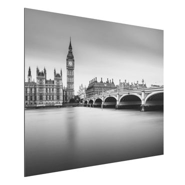Tableau sur aluminium - Westminster Bridge And Big Ben
