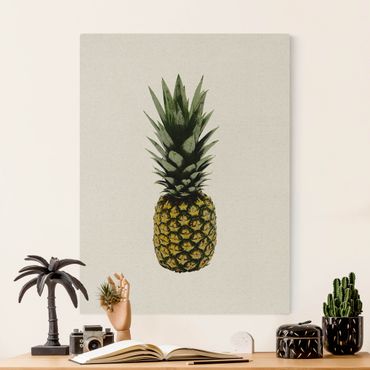 Tableau sur toile naturel - Pineapple - Format portrait 3:4