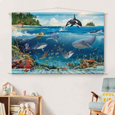 Tenture murale - Animal Club International - Underwater World With Animals