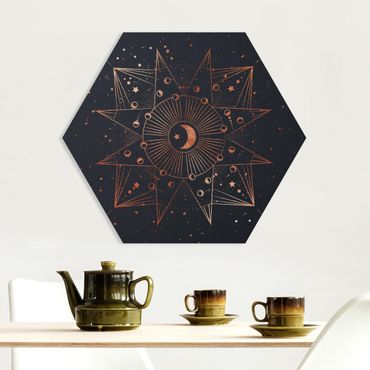 Hexagone en forex - Astrology Moon Magic Blue Gold